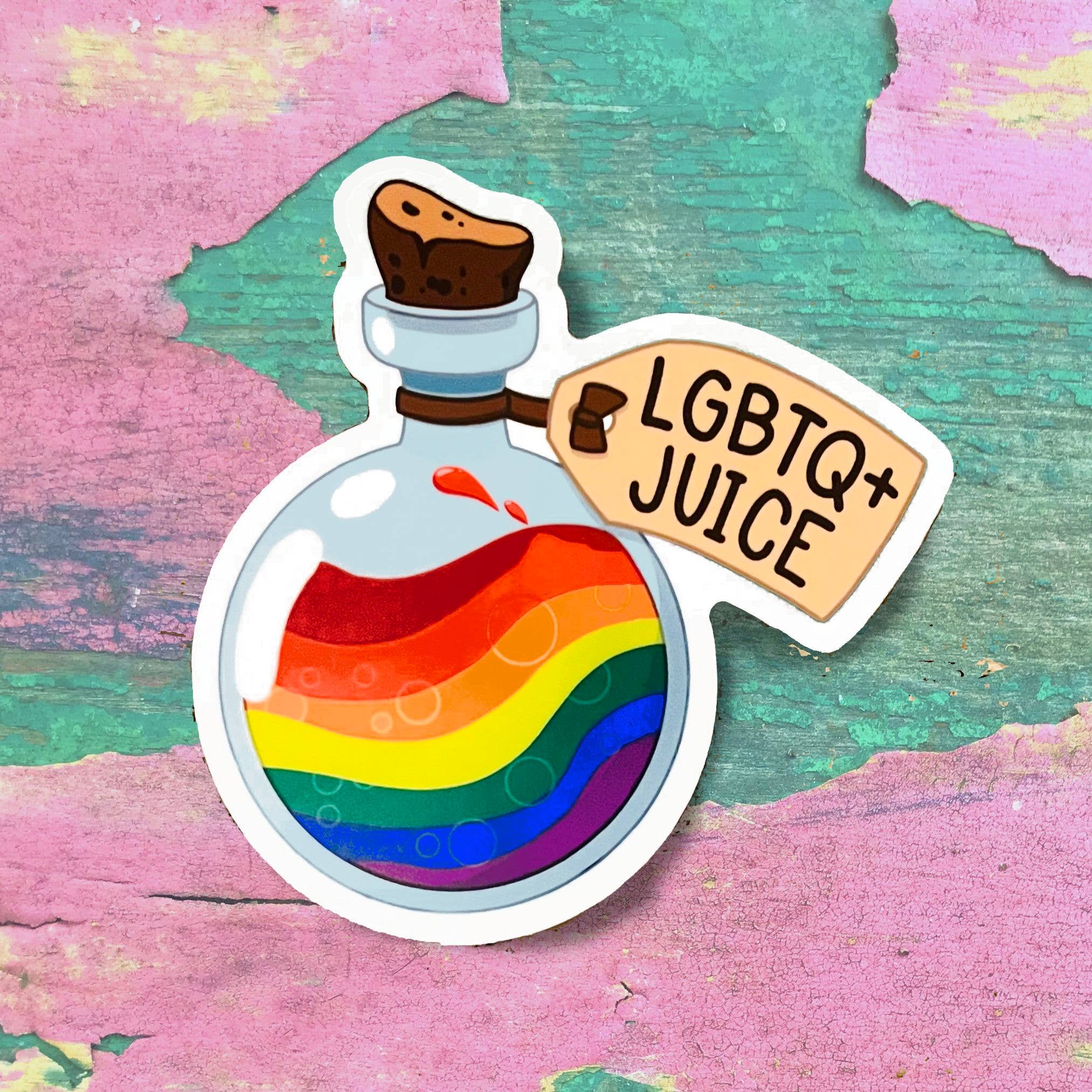 LGBTQ+ Juice Pride Potions Sticker