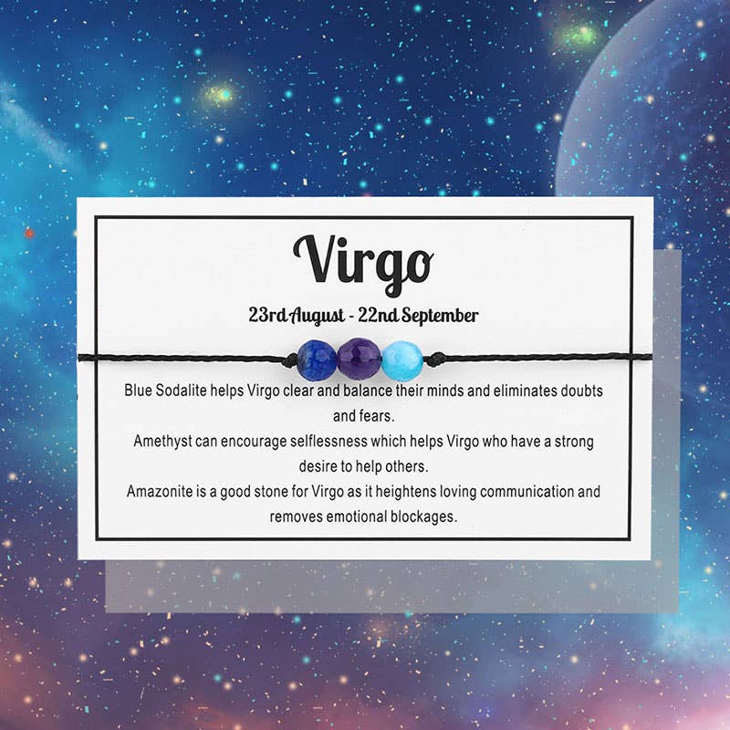 Zodiac Gemstone Bracelet