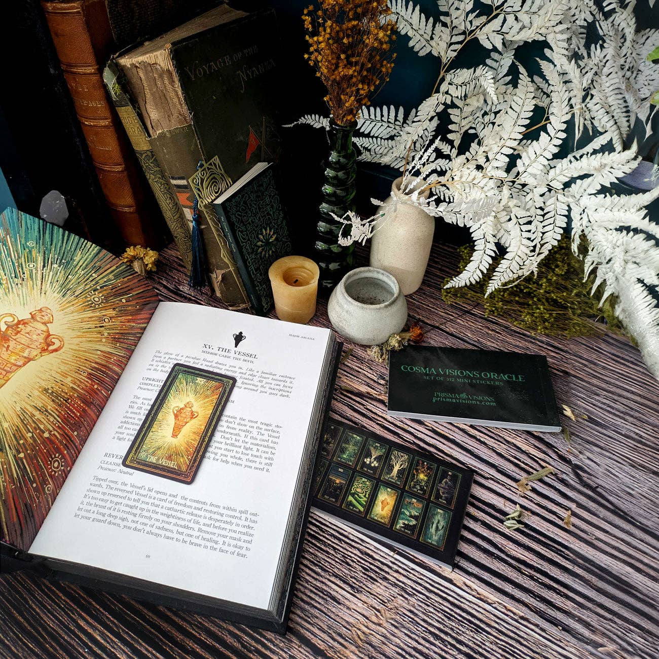 Cosma Visions Oracle Sticker Book