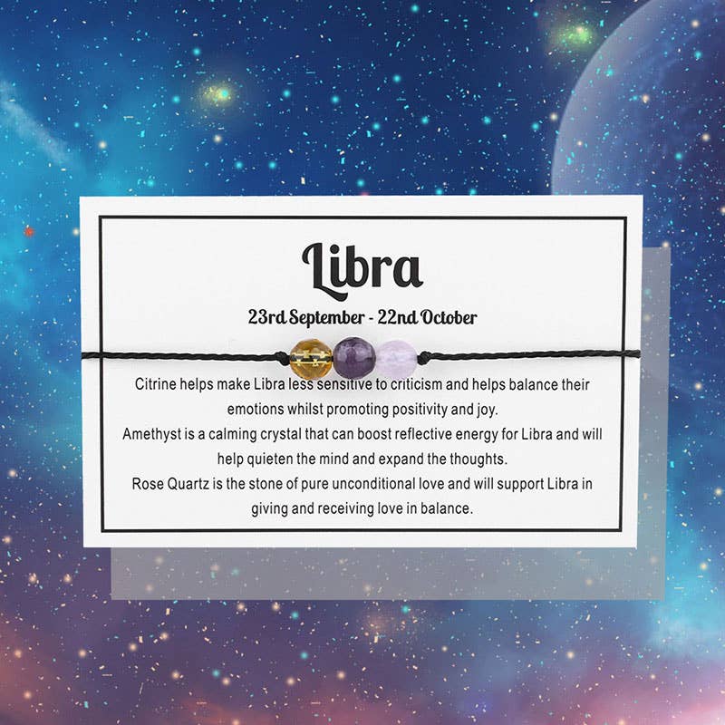 Zodiac Gemstone Bracelet