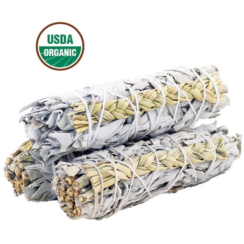 White Sage & Sweetgrass Bundle