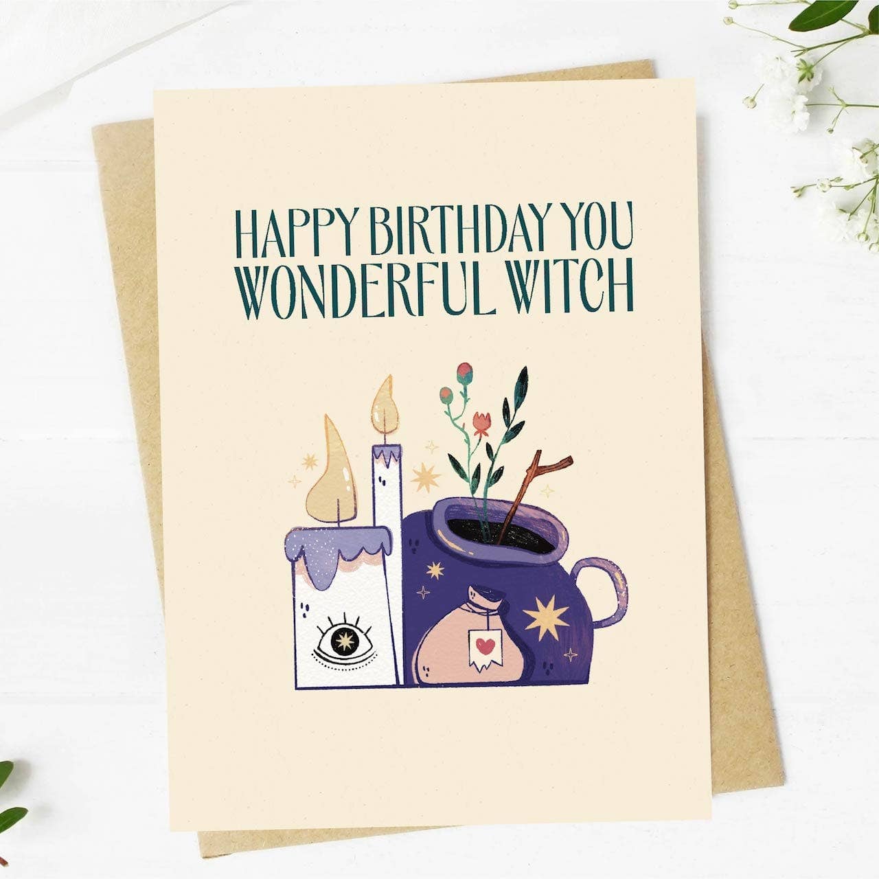 Happy Birthday, You Wonderful Witch Birthday Card