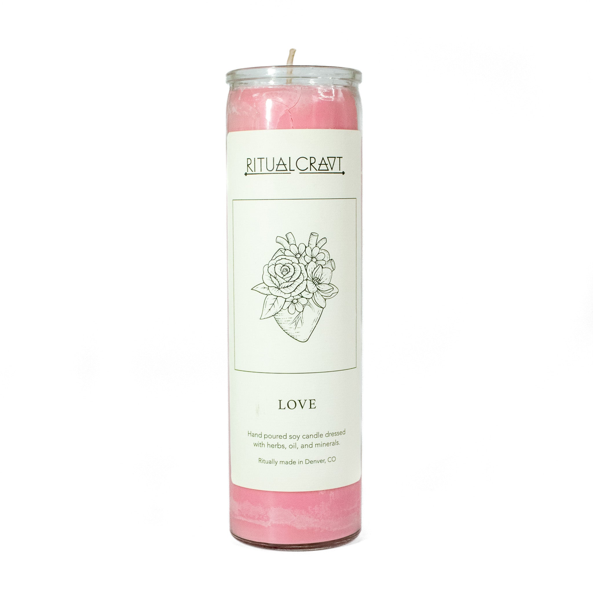 Love Dressed Ritual Candle