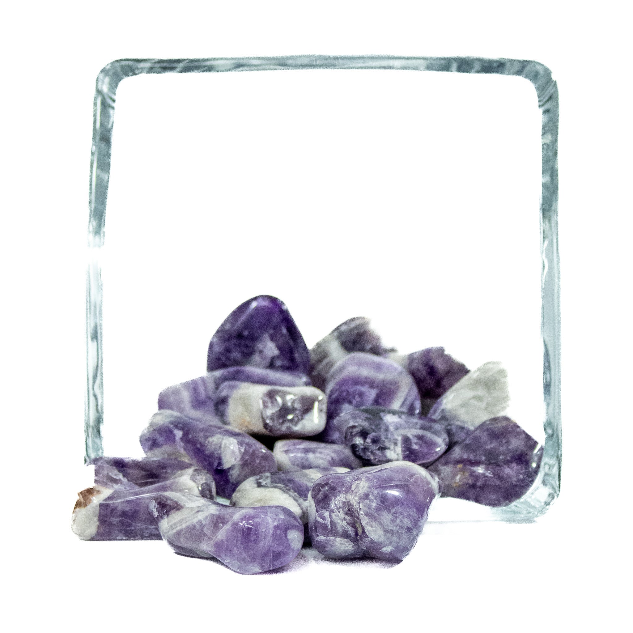 Chevron Amethyst | Tumbled