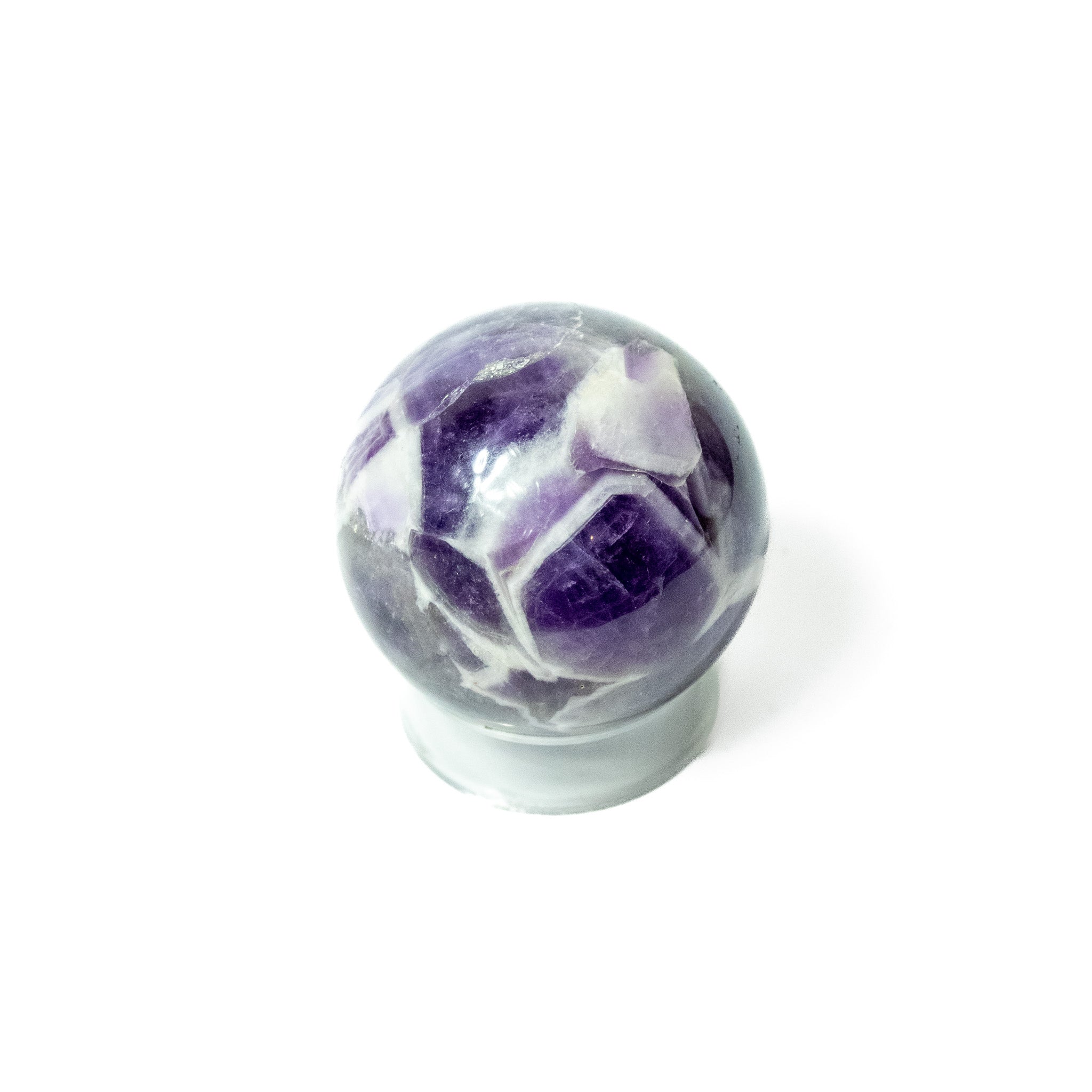 Chevron Amethyst | Sphere