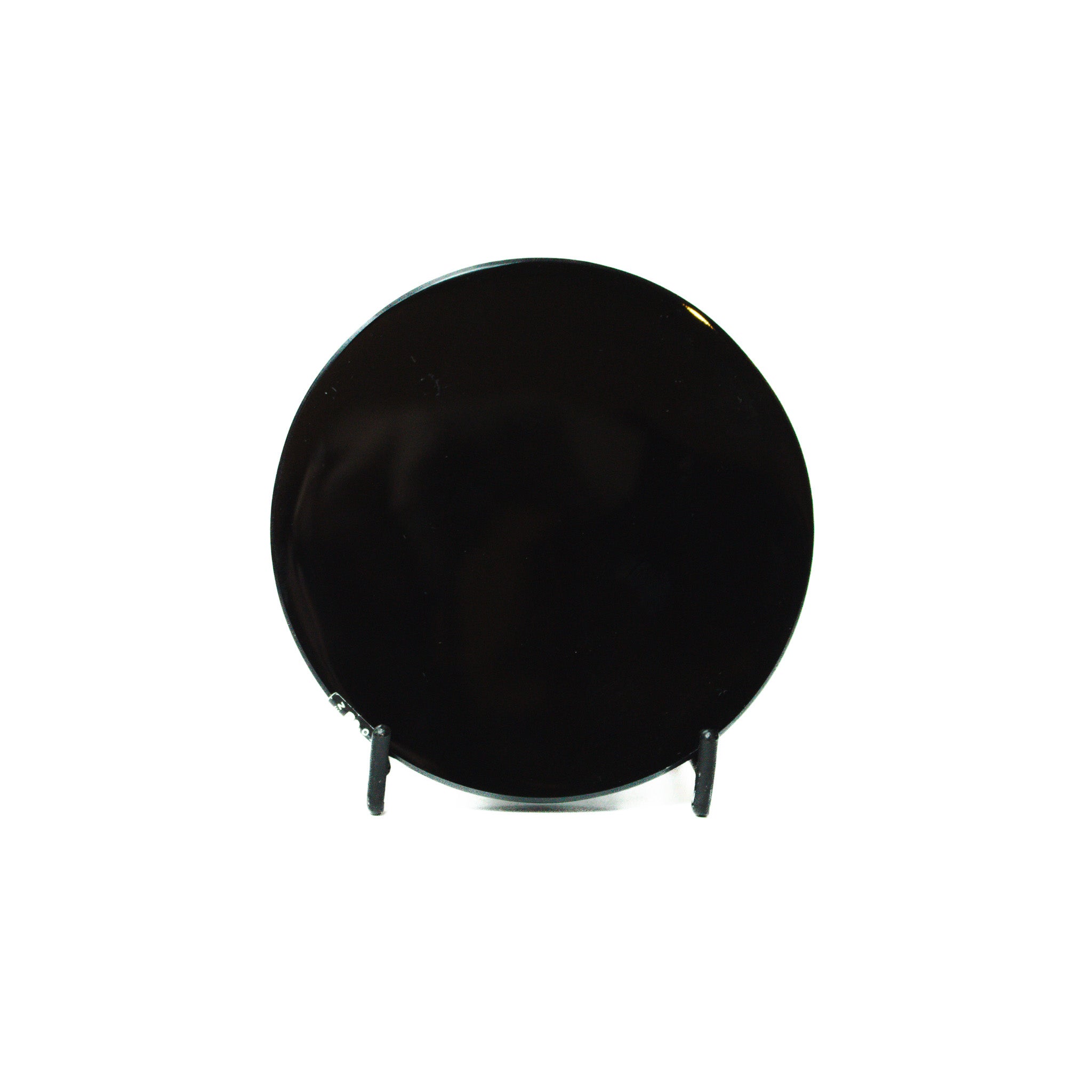 Black Obsidian Scrying Mirror - 4"