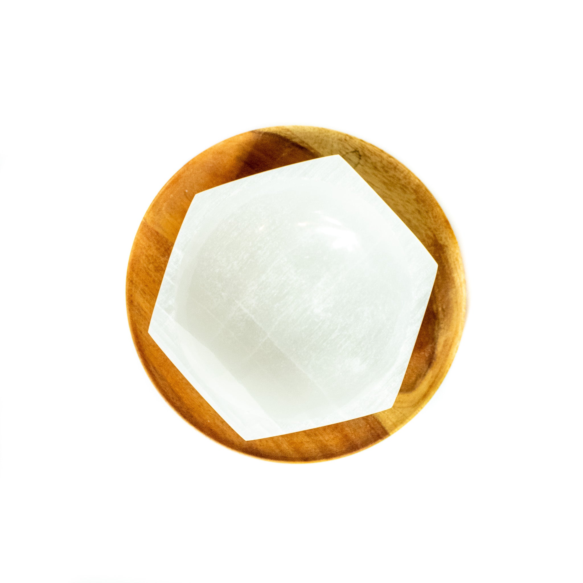 Hexagonal Selenite Charging Bowl