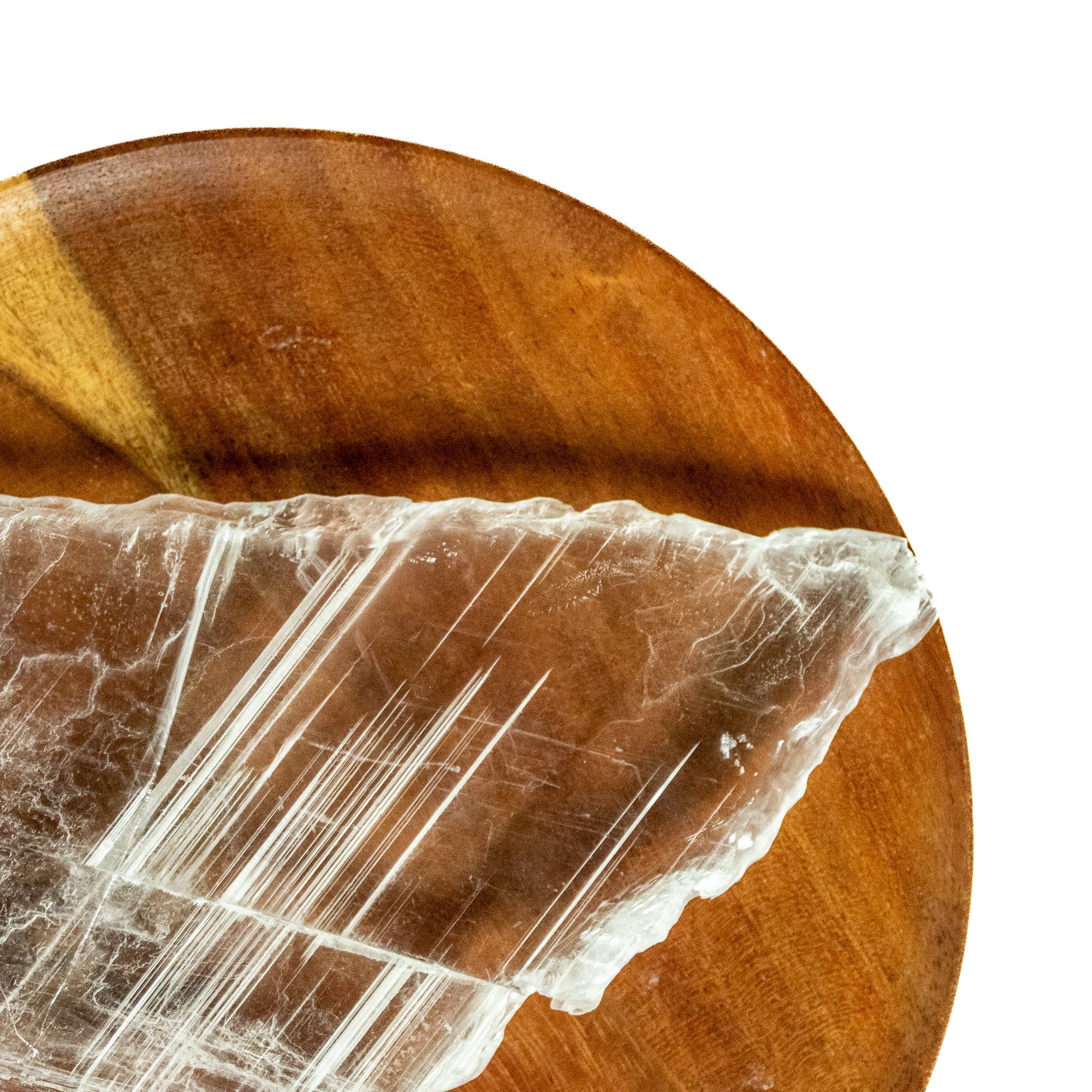 Clear Selenite Charging Plate