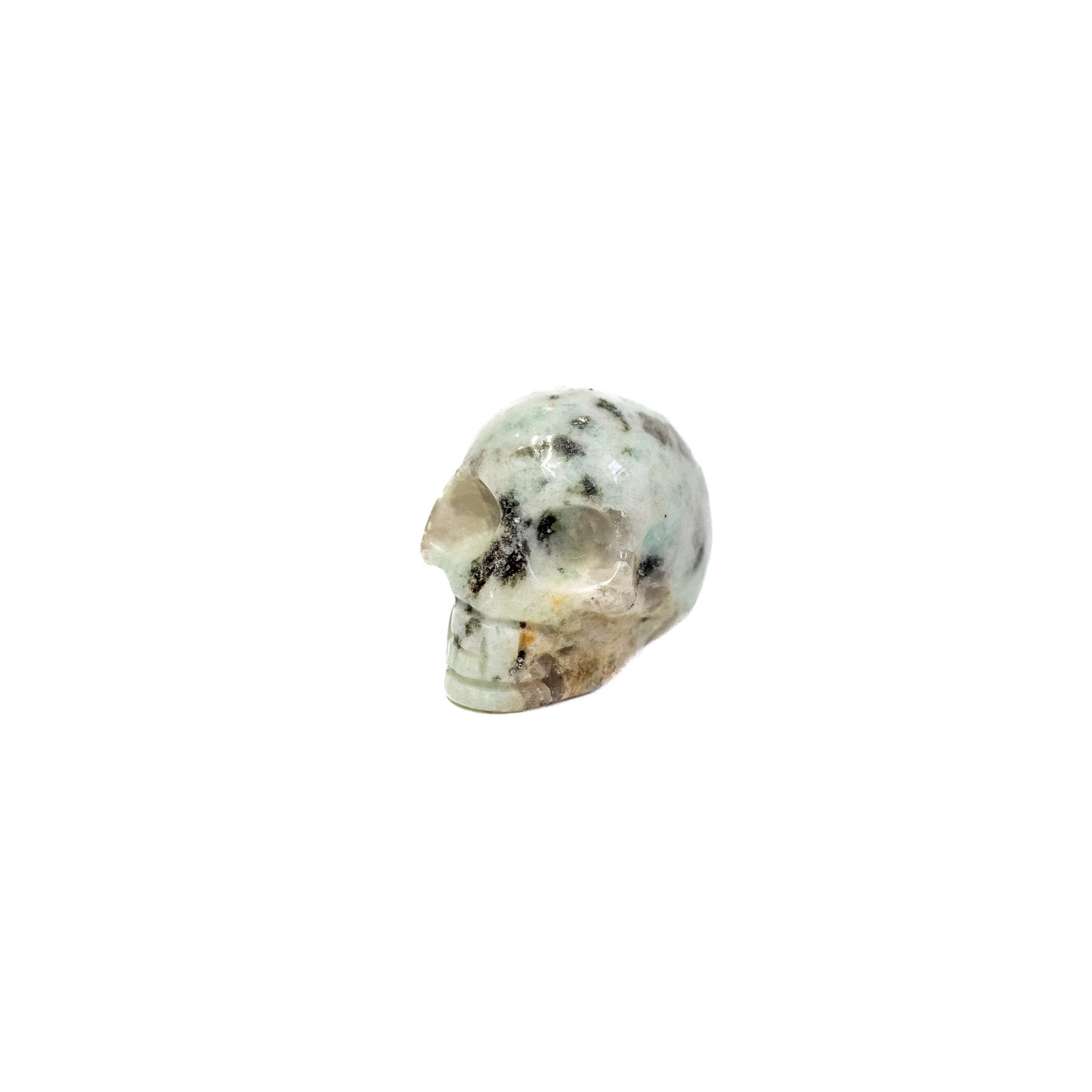 Mini Sesame Jasper Skull