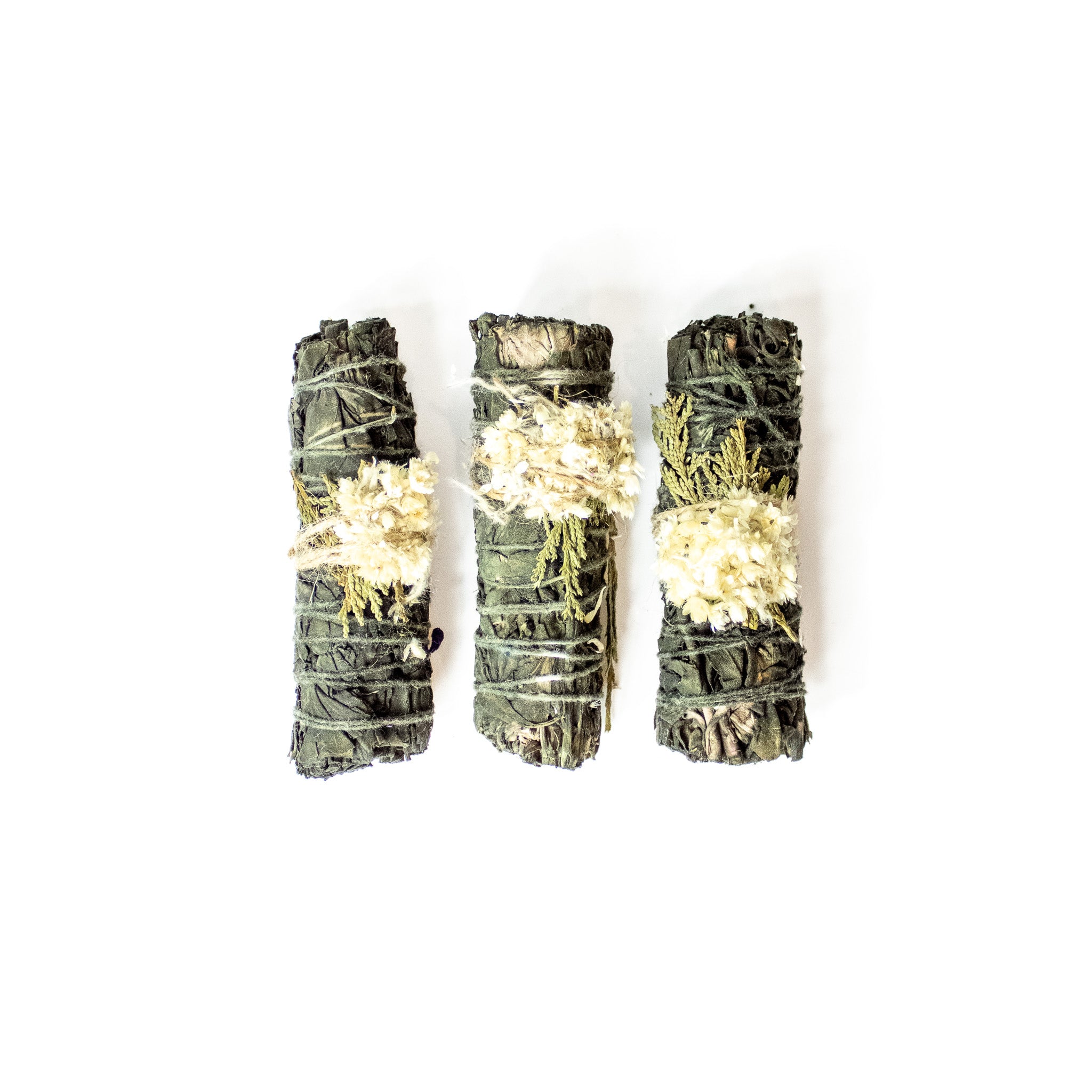Midnight Bloom | Floral White Sage Bundle