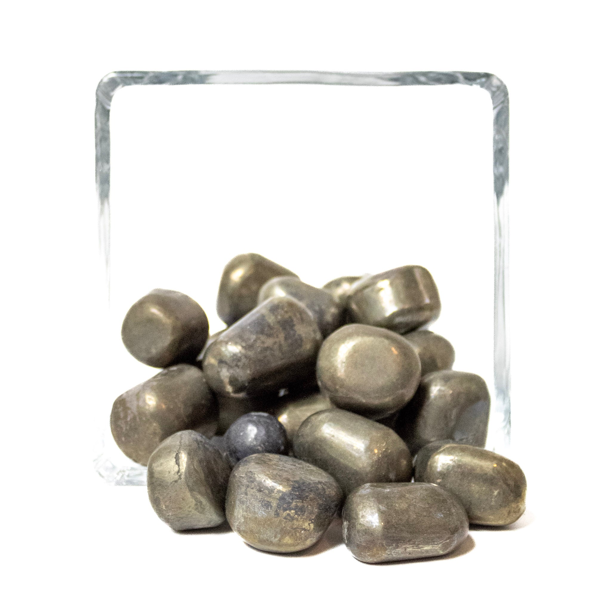 Pyrite with Magnetite | Tumbled