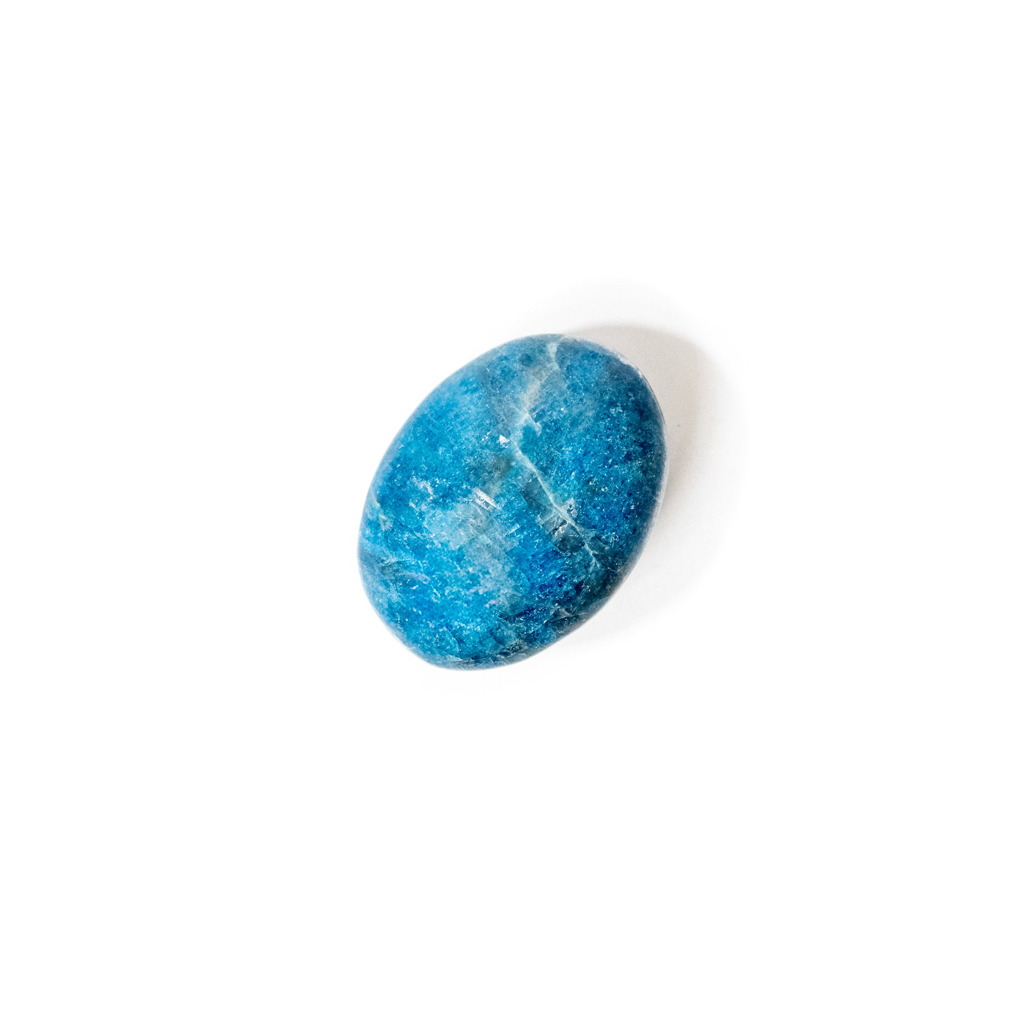 Blue Apatite | Palm Stone